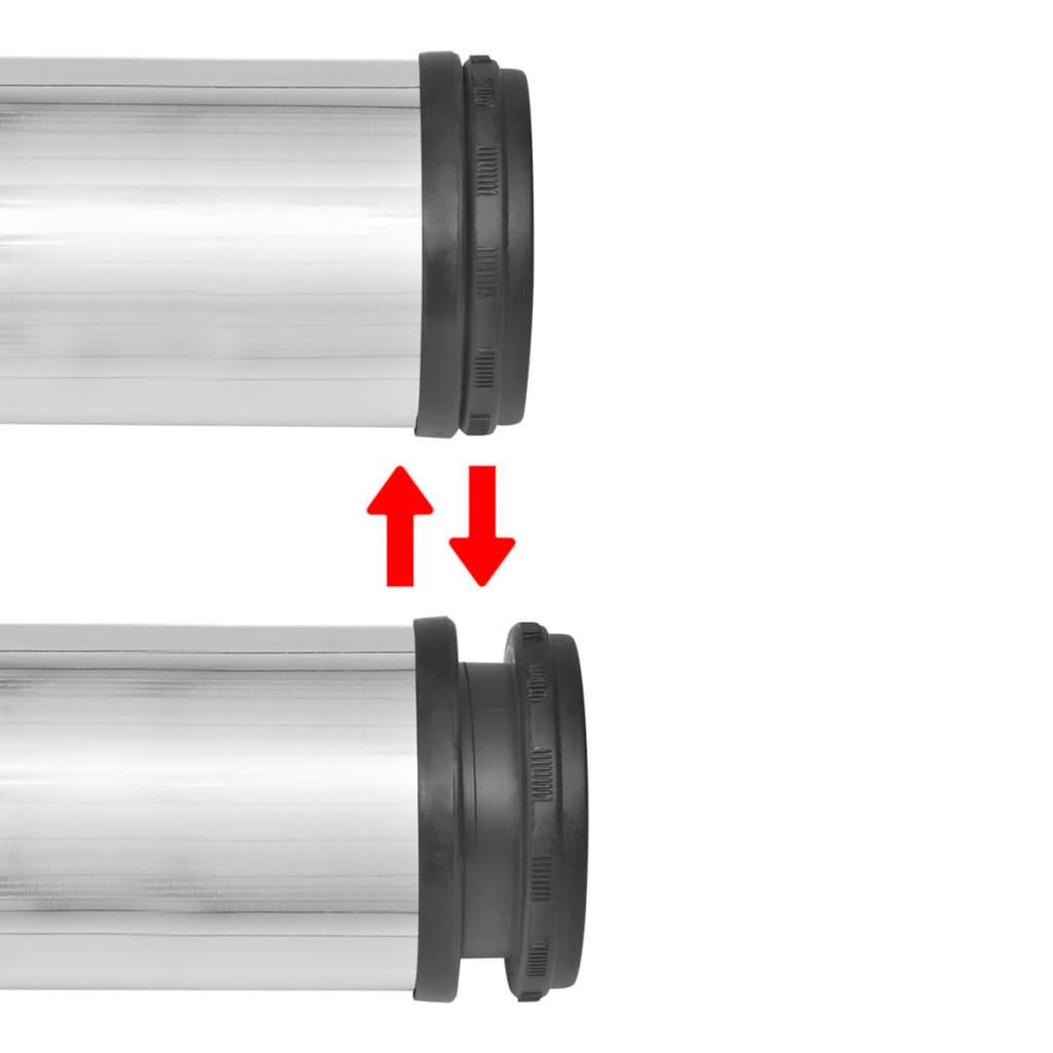 Voir la diapositive 3 : VIDAXL 4 pieds de table reglables en hauteur 870 mm Nickel brosse