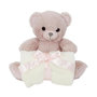 Voir la diapositive 1 : Paris Prix Peluche & Plaid Enfant  Ours  70x70cm Rose