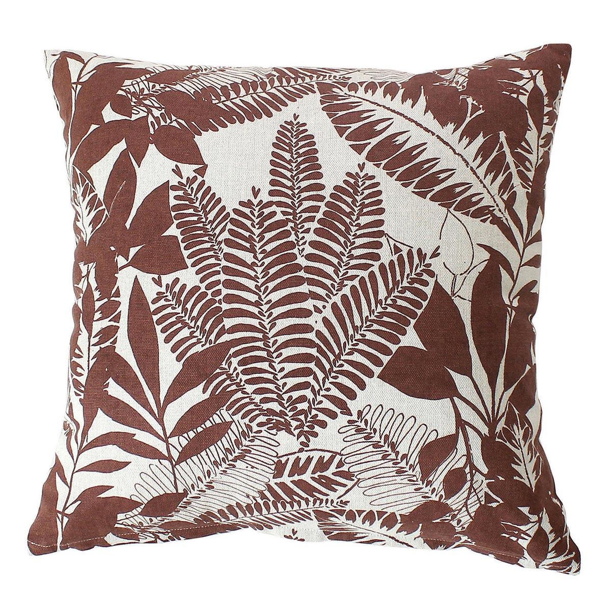 ENJOY HOME Coussin déco imprimé  kasane  40x40cm marron