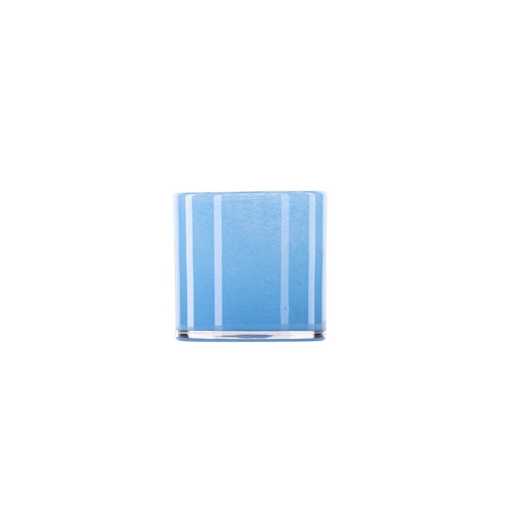 Voir la diapositive 3 : Paris Prix Photophore déco  gloria  12cm bleu clair