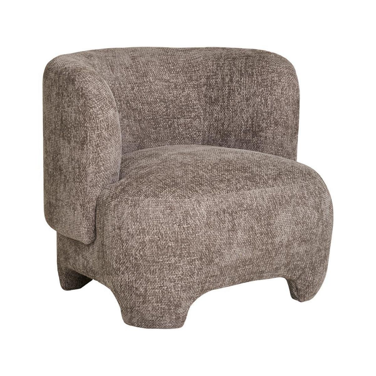 LISA DESIGN Olbia - fauteuil - en tissu texturé