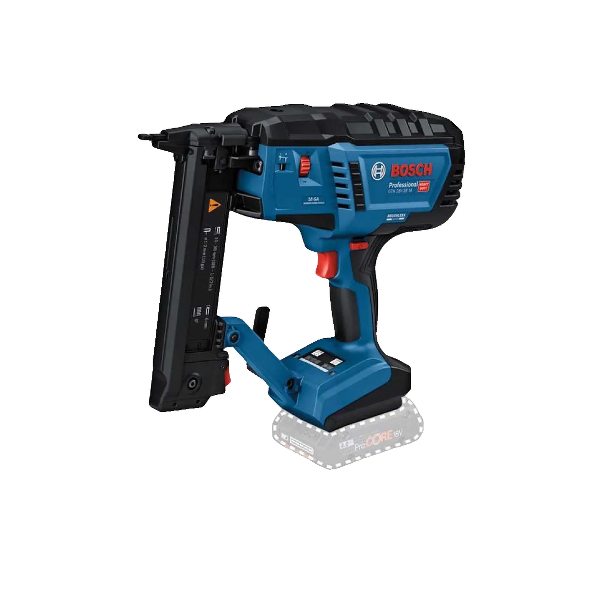 Voir la diapositive 3 : BOSCH Agrafeuse sans fil bosch gth 18v-38 m moteur sans balais
