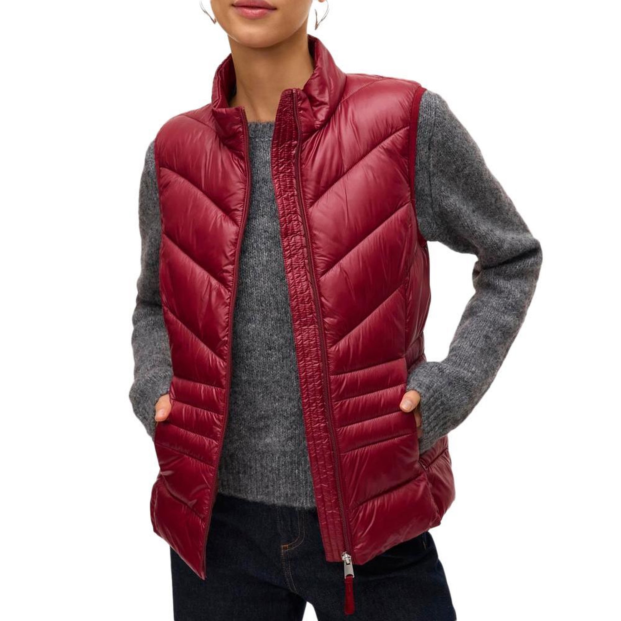 Vero Moda Doudoune sans manche Rouge Femme Vero Moda Sorayasiv. Coloris disponibles : Rouge