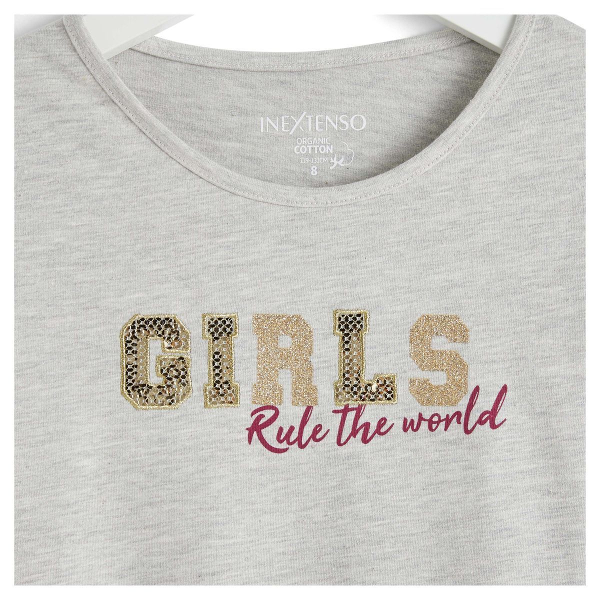 IN EXTENSO T-shirt manches longues à sequins reversibles fille