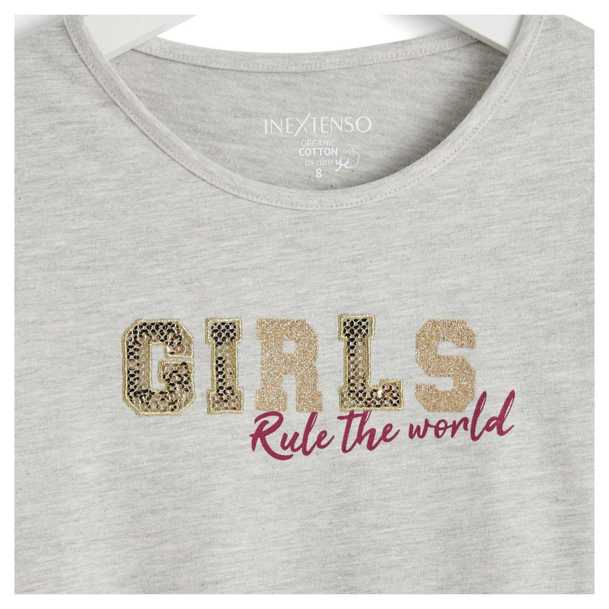 IN EXTENSO T-shirt manches longues à sequins reversibles fille