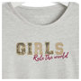 Voir la diapositive 2 : IN EXTENSO T-shirt manches longues à sequins reversibles fille