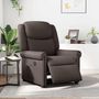 Voir la diapositive 2 : VIDAXL Fauteuil de massage inclinable electrique marron brillant