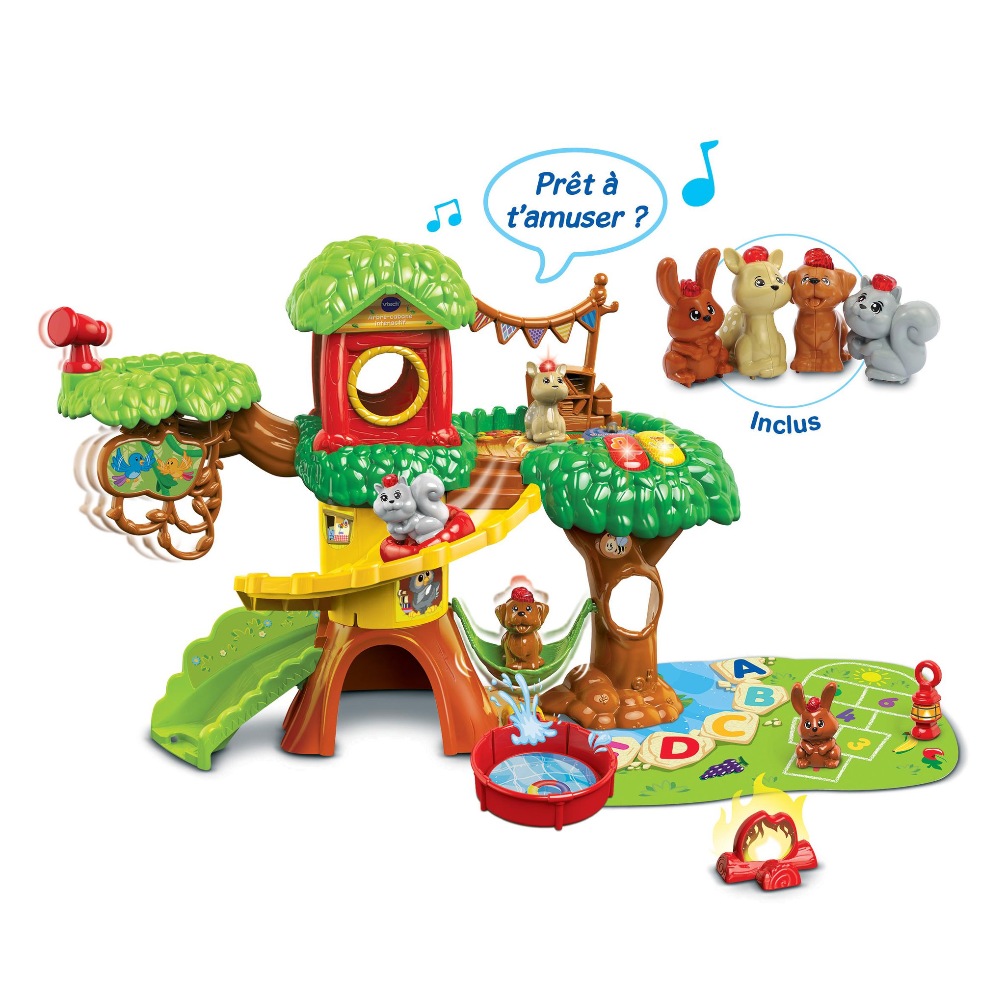 Voir la diapositive 2 : VTECH Tut Tut Animo - Arbre cabane interactif