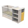 Voir la diapositive 2 : BABY PRICE Lit Combiné 120x60 évolutif en 90x190 cm YUZU 