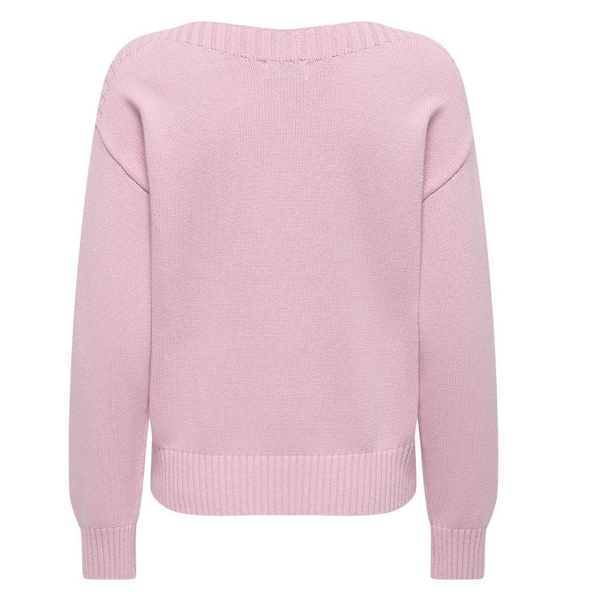 Voir la diapositive 2 : JACQUELINE DE YONG Pull Rose clair Femme JDY Marie