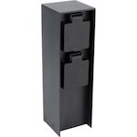 ZENITECH Enrouleur de jardin à fixer 2x16A IP44 alu noir