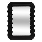 ATMOSPHERA Miroir Mural Biseauté  Kelly  55cm Noir