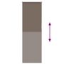 Voir la diapositive 5 : VIDAXL Store enrouleur occultant cafe 40x175cm largeur du tissu 35,7cm