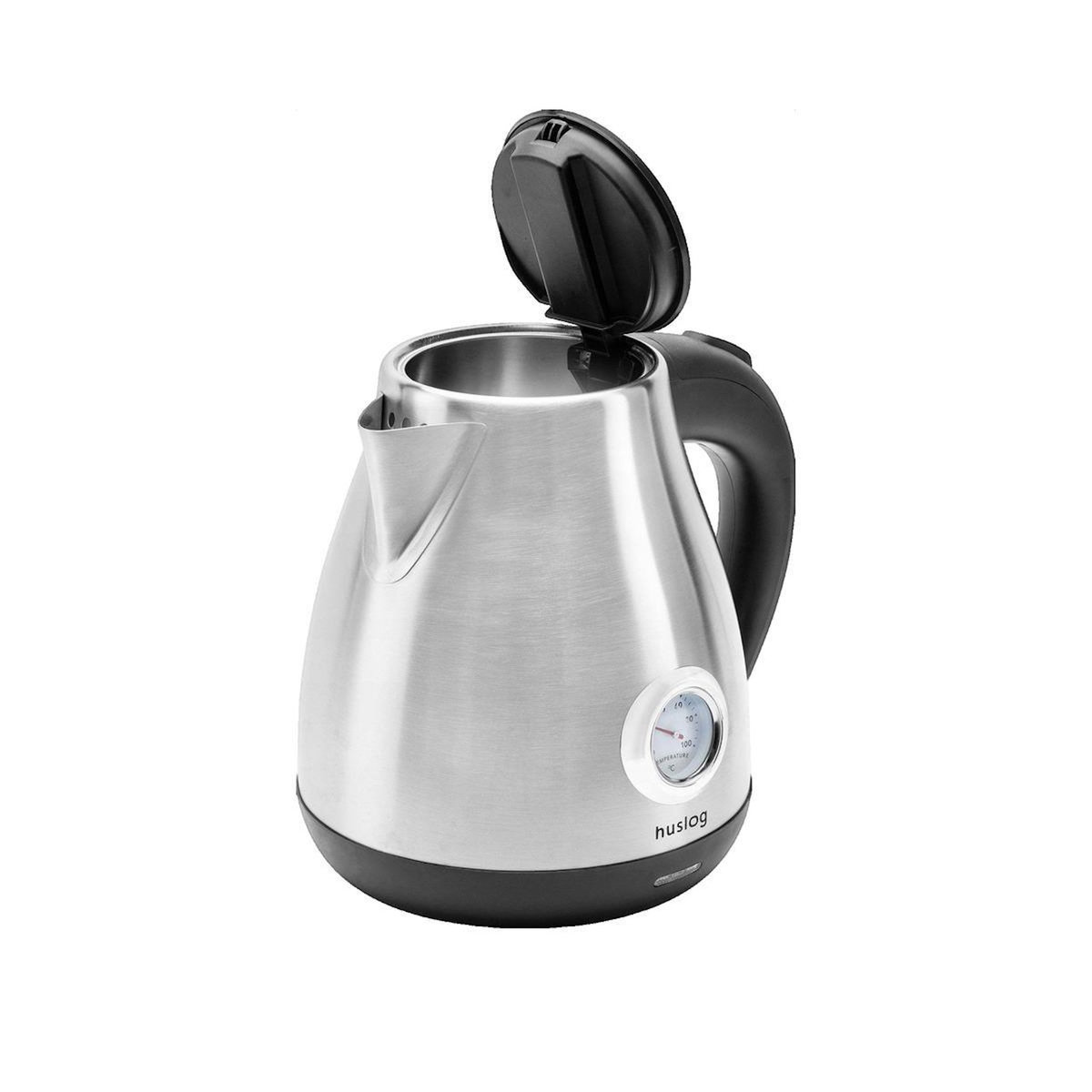 HUSKY Bouilloire husla Huslog design rétro acier inoxydable 1,7 litres 2200W