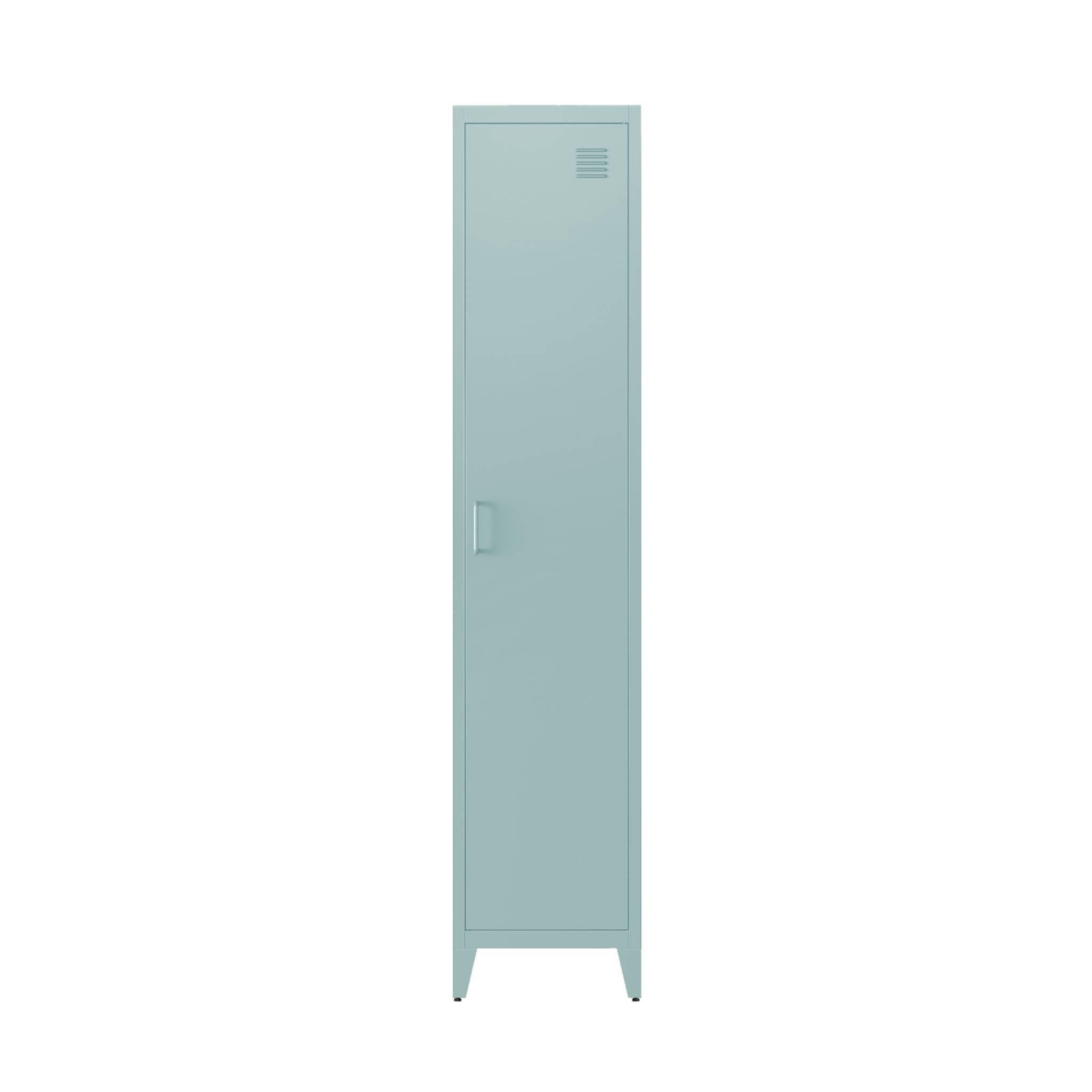 Voir la diapositive 6 : SWEEEK Armoire chambre industrielle métal, 4 espaces de rangement