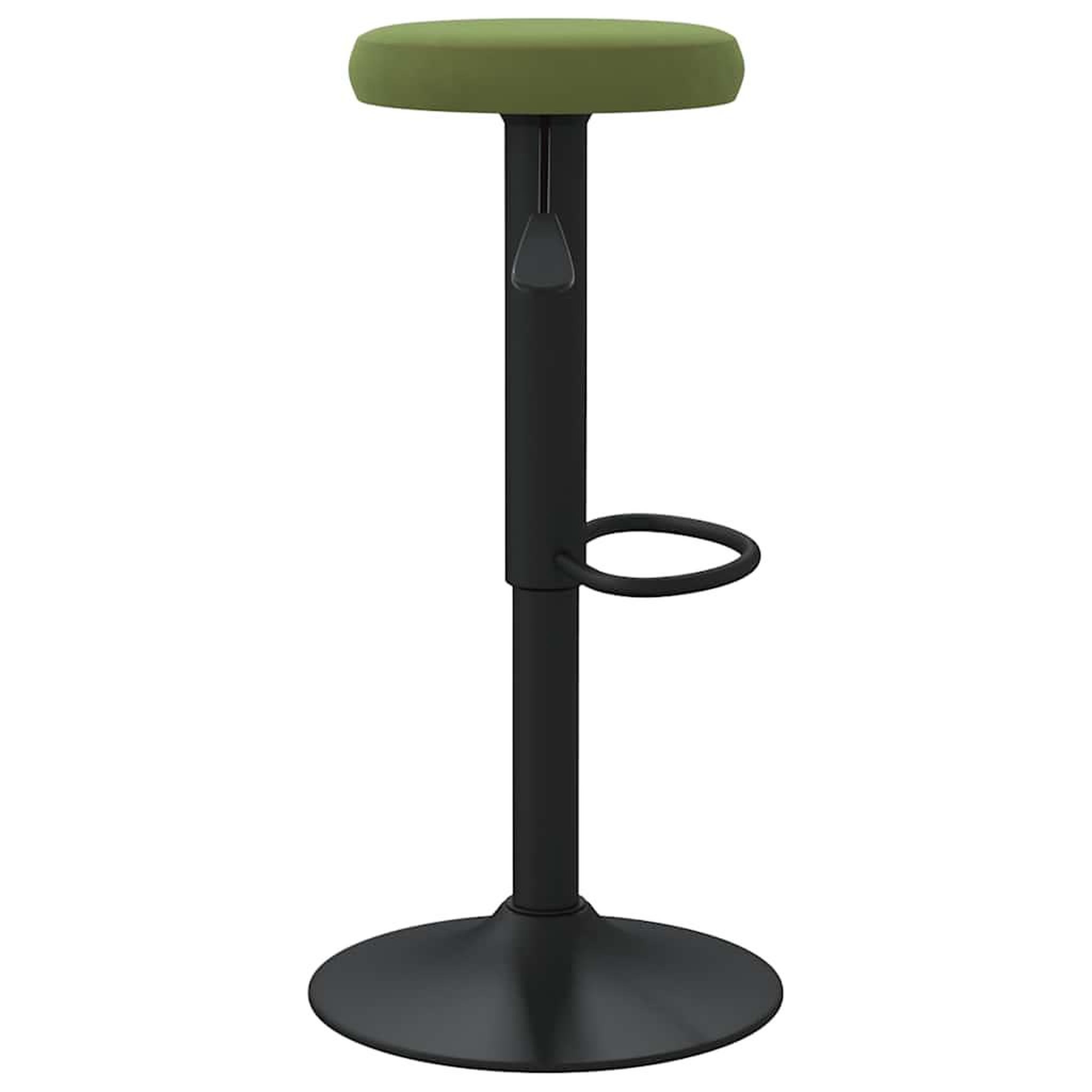 Voir la diapositive 5 : VIDAXL Tabourets de bar lot de 2 vert clair velours