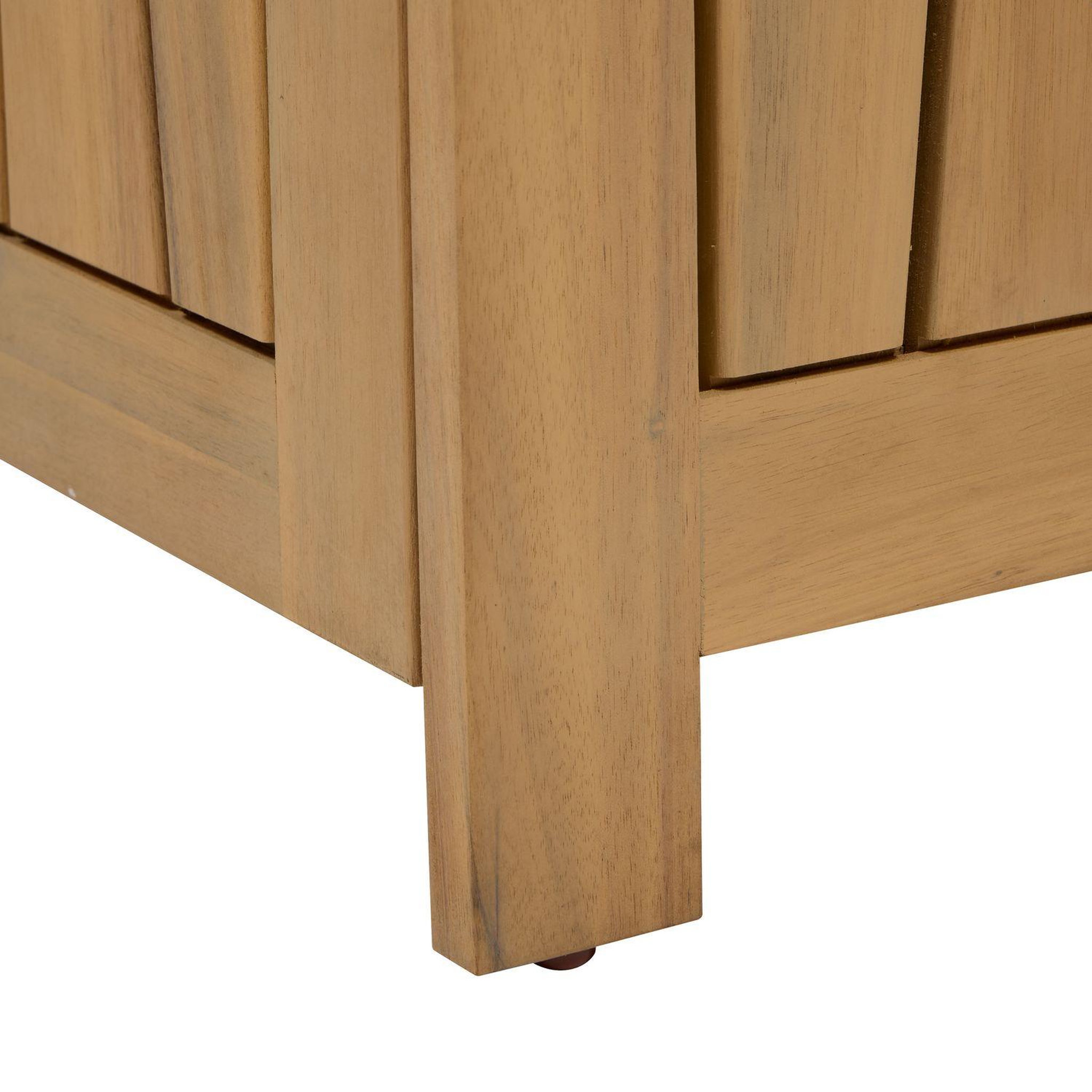 Voir la diapositive 6 : HESPERIDE Coffre banc de rangement de jardin en acacia lodgia - 100 l - marron