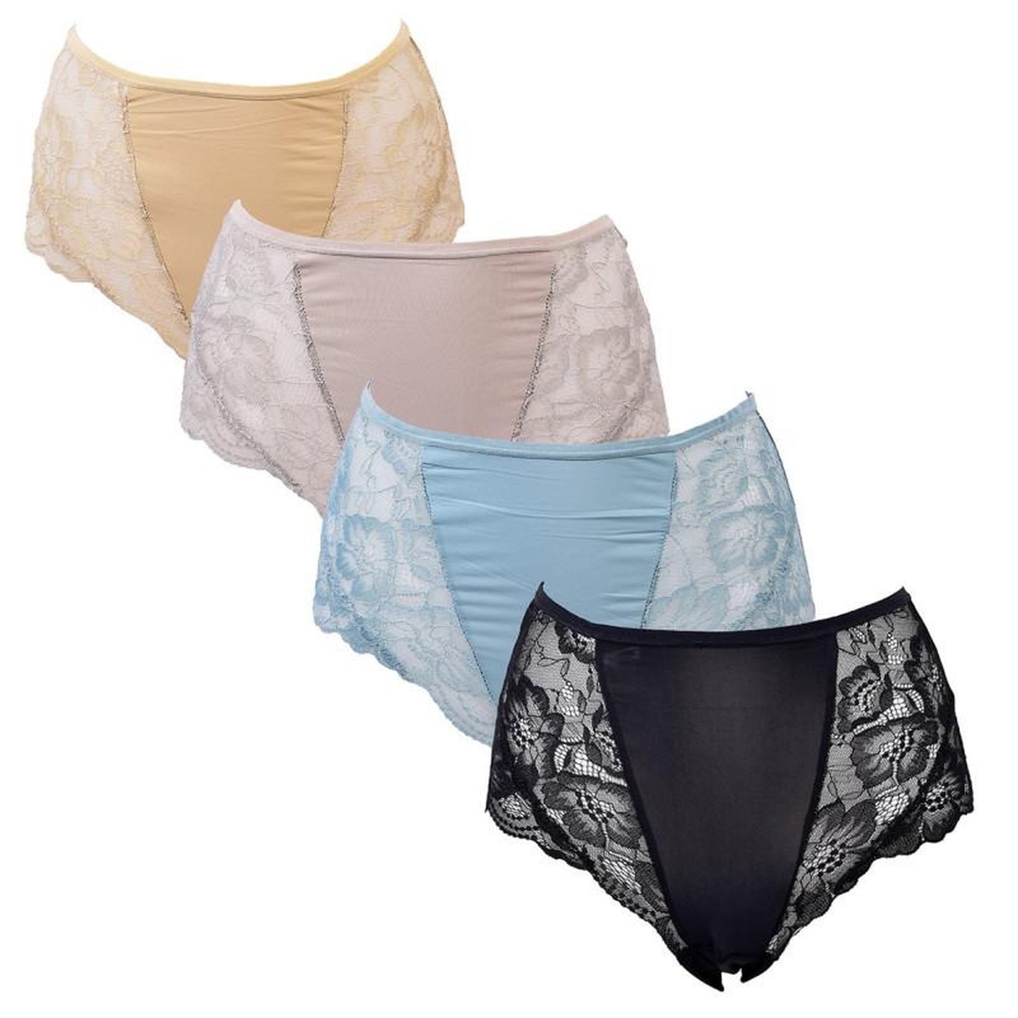 Voir la diapositive 2 : OZABI Culotte Microfibre TRESS Dentelle
