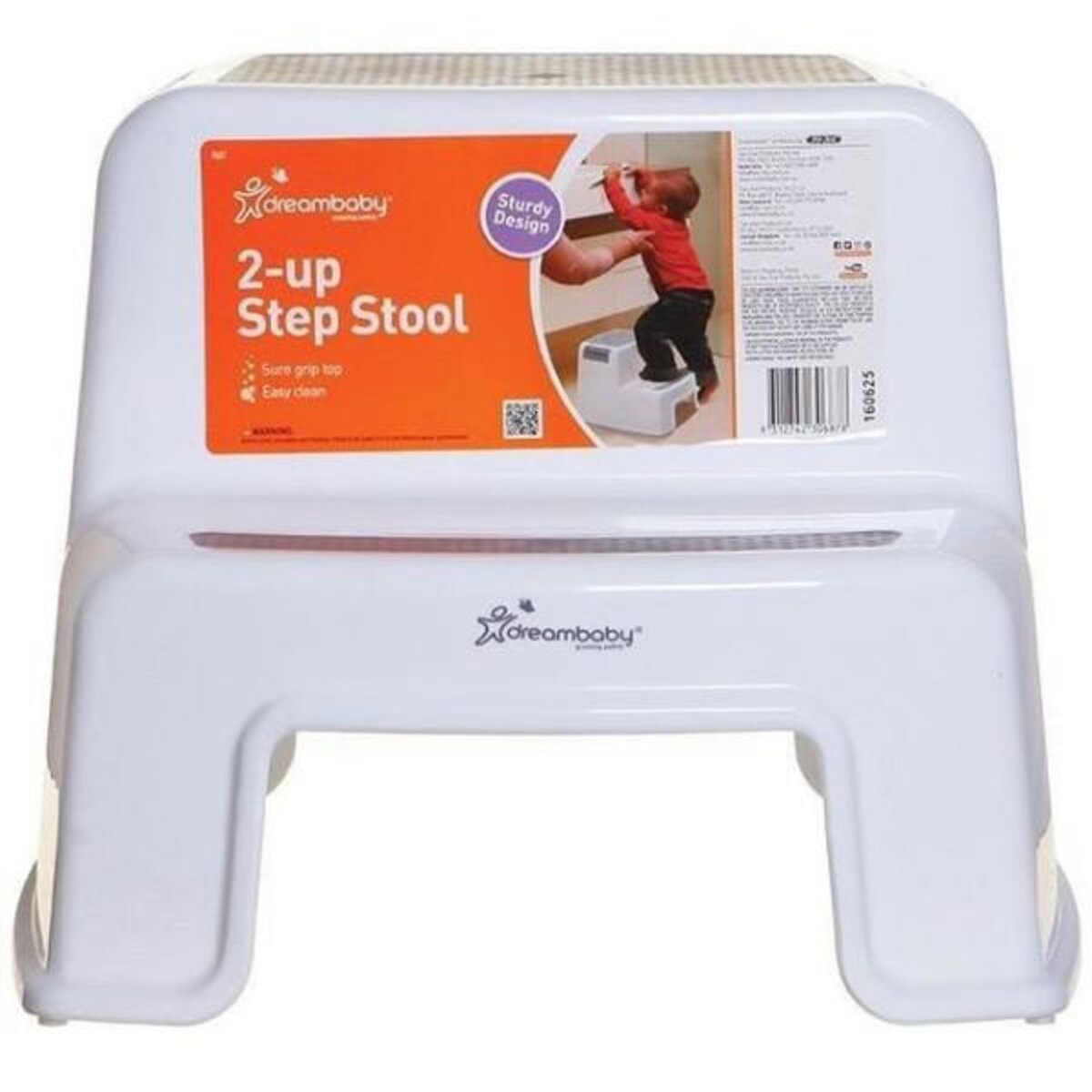 MARKET24 Transat - Anneau Tabouret marchepied - DREAMBABY - 2 Up - Antidérapant et texturé - Jusqu'a 80 kg pour les petits et les adultes - Gris