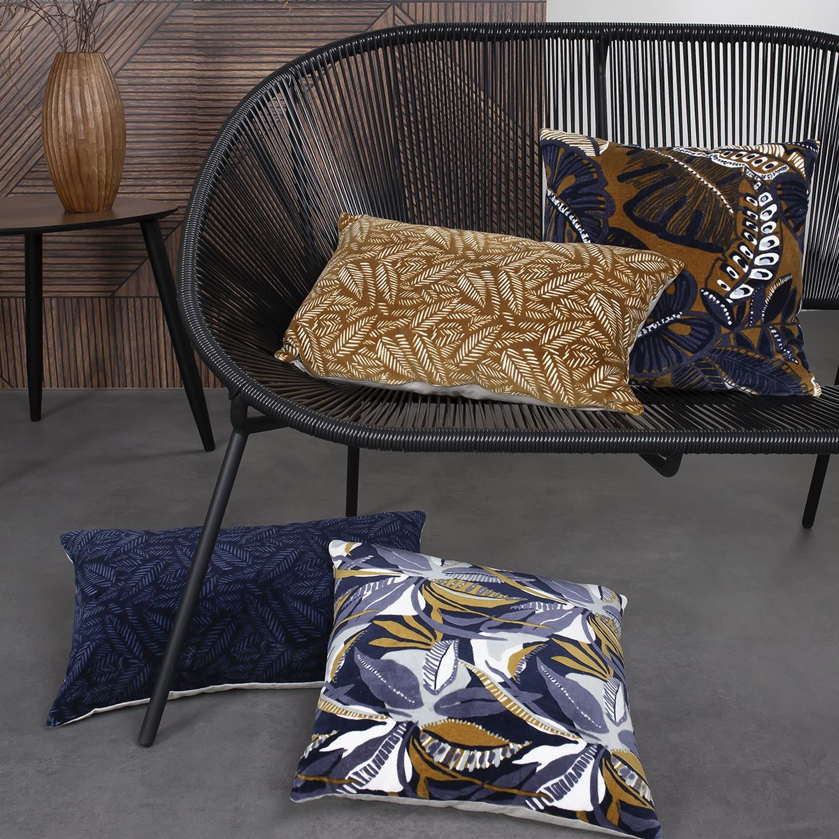 TODAY Coussin déco déhoussable en coton  TERANGA