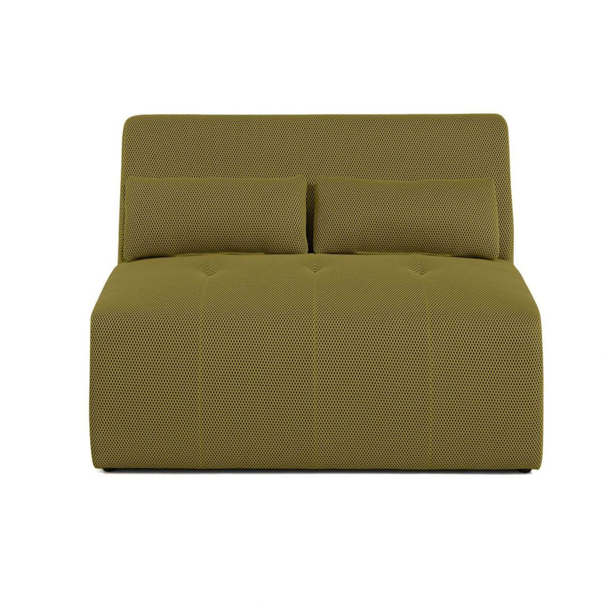 LISA DESIGN Onyx - canapé droit 2 places - en tissu mailles 3d