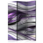 Paris Prix Paravent 3 Volets  Tunnels Violet  135x172cm