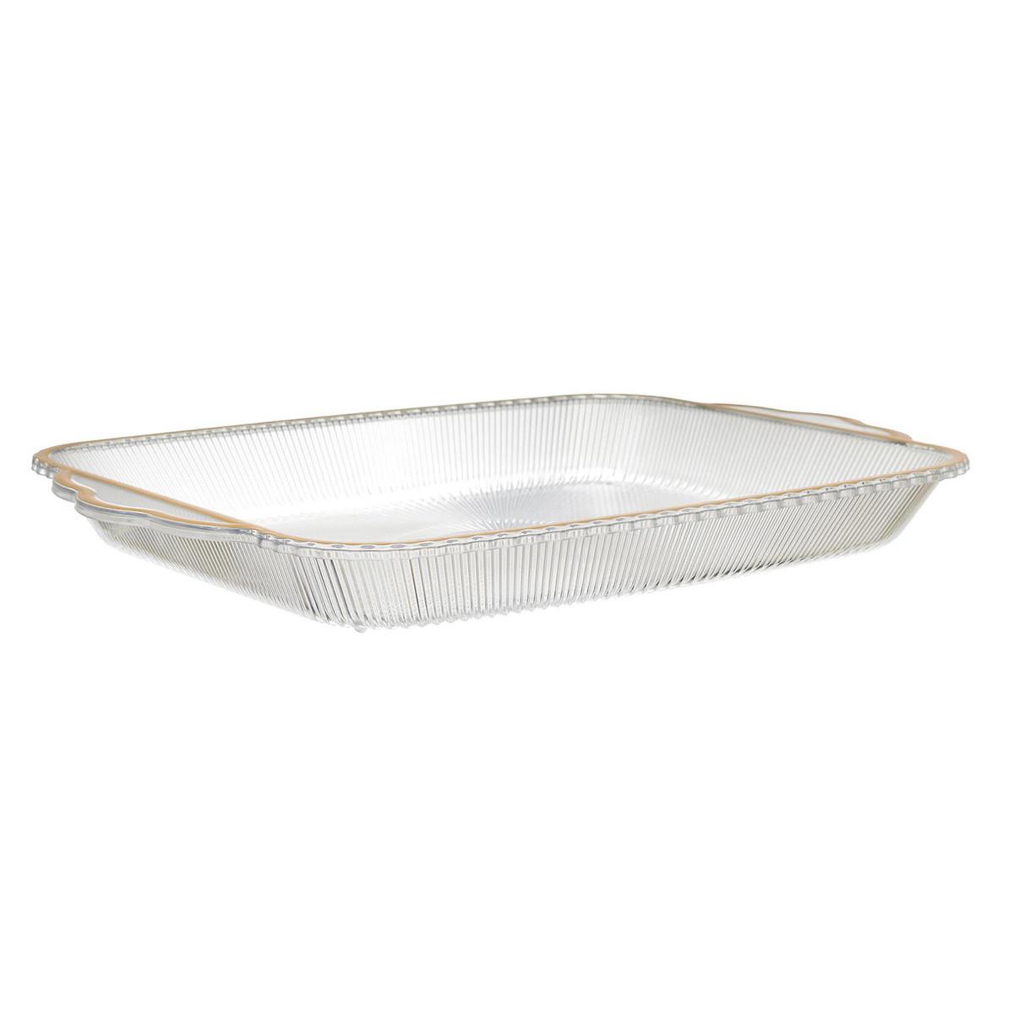 The Home Deco Factory Plateau de service design  mirage  41cm transparent
