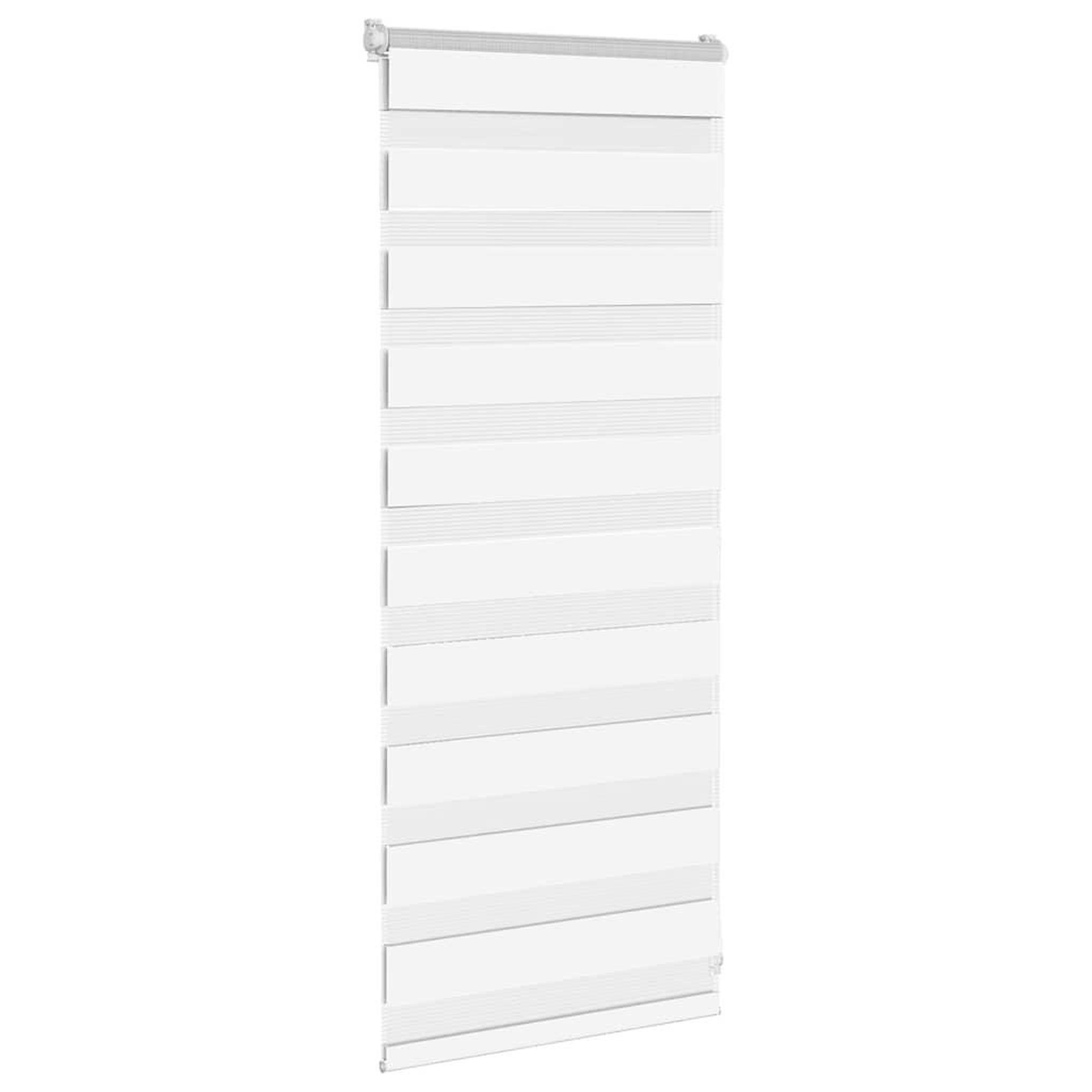 Voir la diapositive 3 : VIDAXL Store zebre blanc 60x100 cm largeur du tissu 55,9 cm polyester