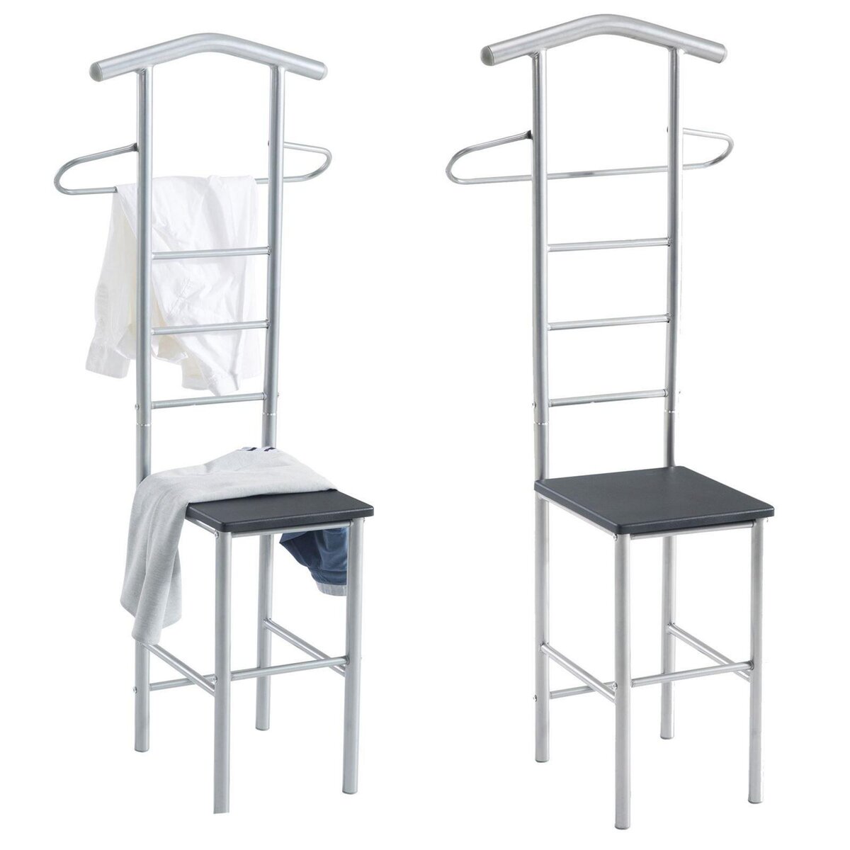 IDIMEX Lot de 2 valets JIVO en métal