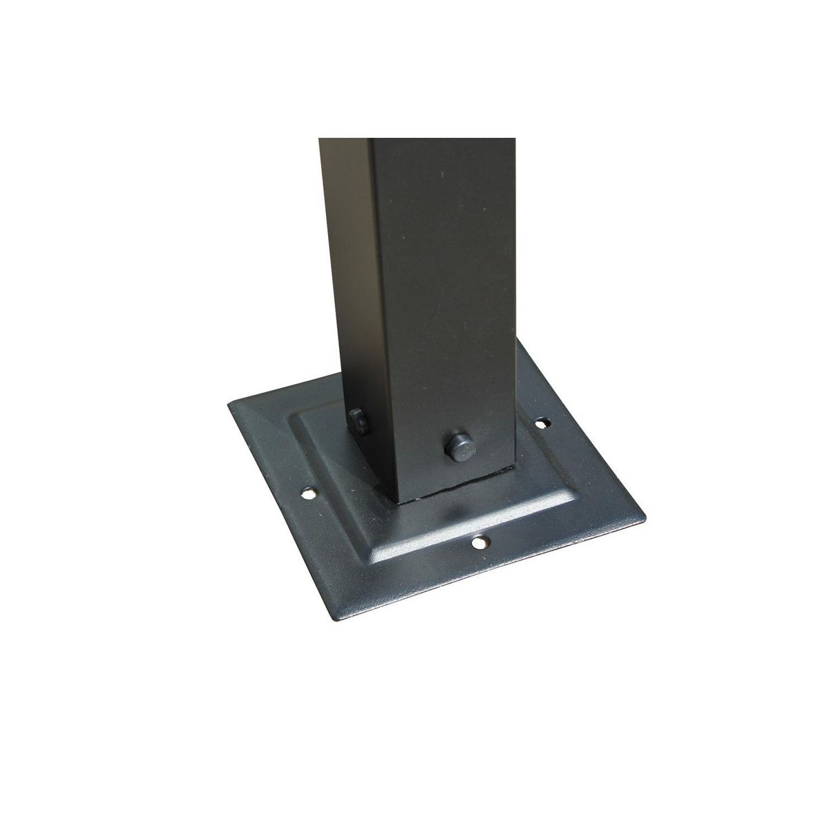 CONCEPT USINE Pergola autoportante 3 x 3 m en acier avec toile taupe TUSA