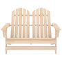 Voir la diapositive 2 : VIDAXL Chaise de jardin Adirondack 2 places bois de sapin massif