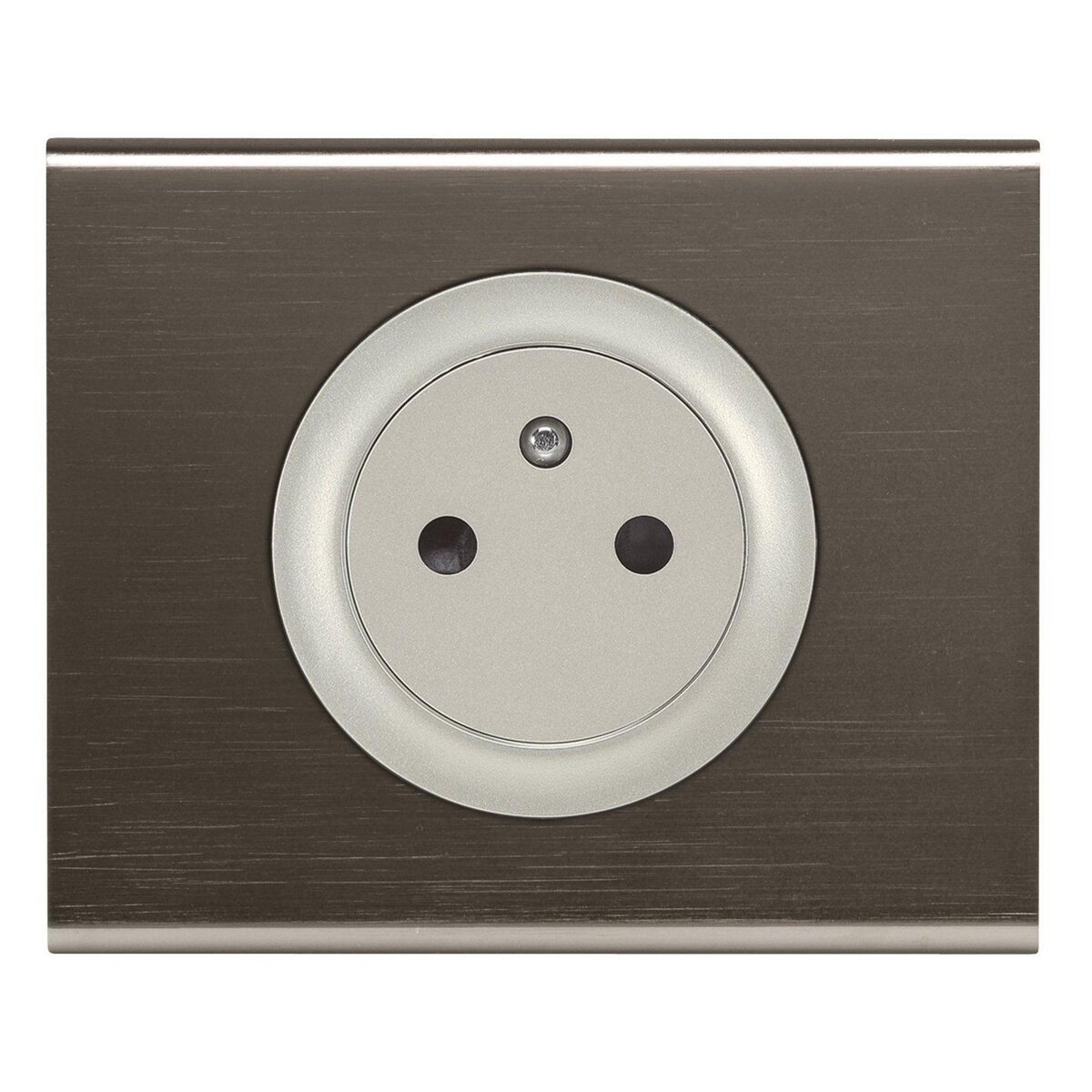 Legrand Celiane plaque 1 poste black nickel