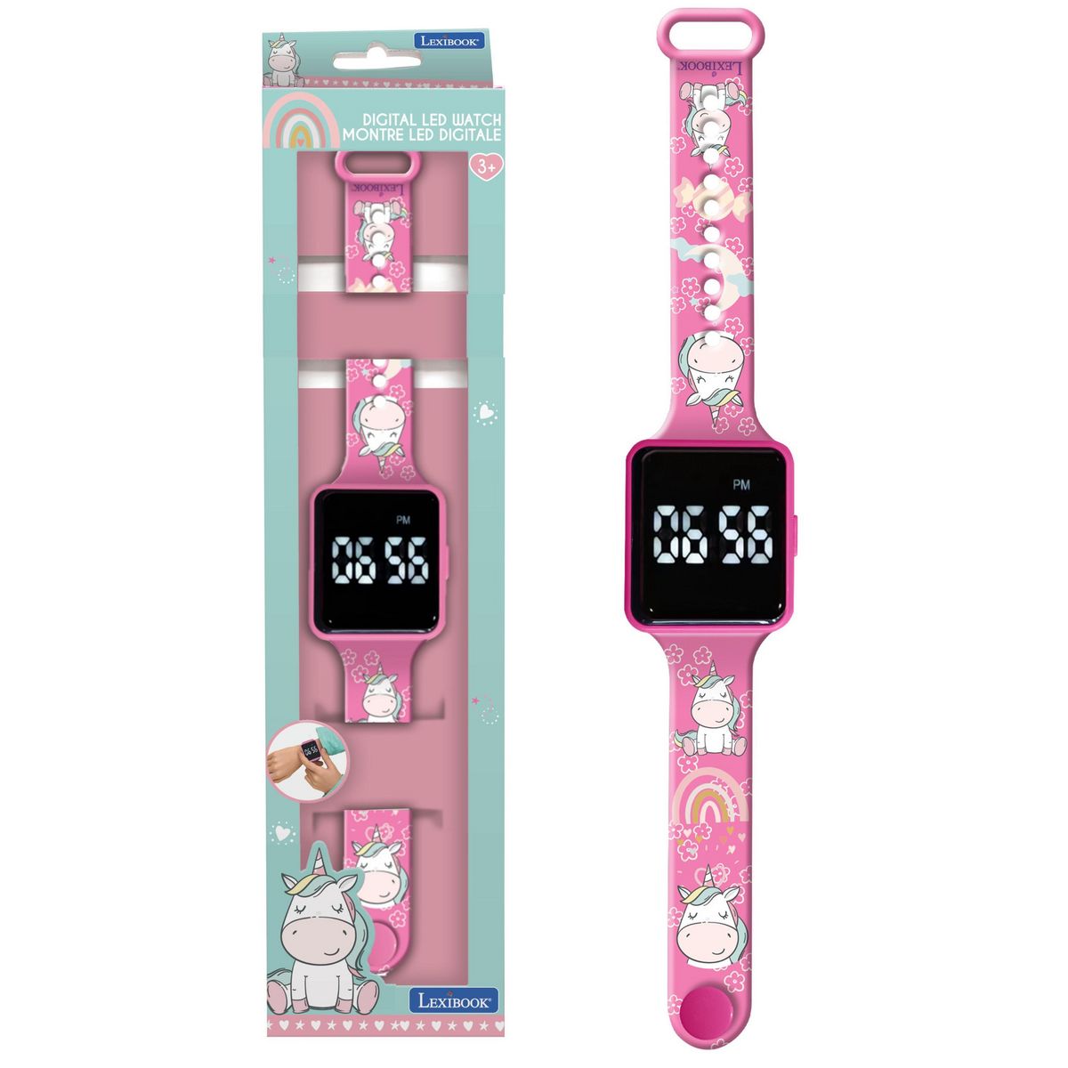 Lexibook Montre digitale LED Licorne