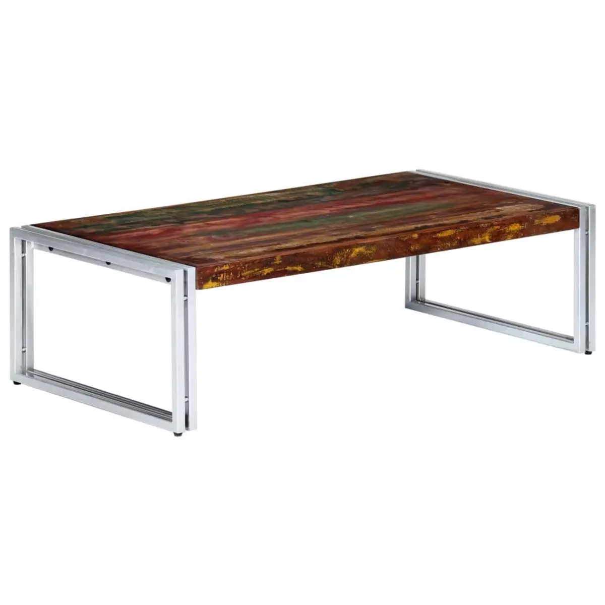 VIDAXL Table basse 120 x 60 x 35 cm Bois de recuperation solide