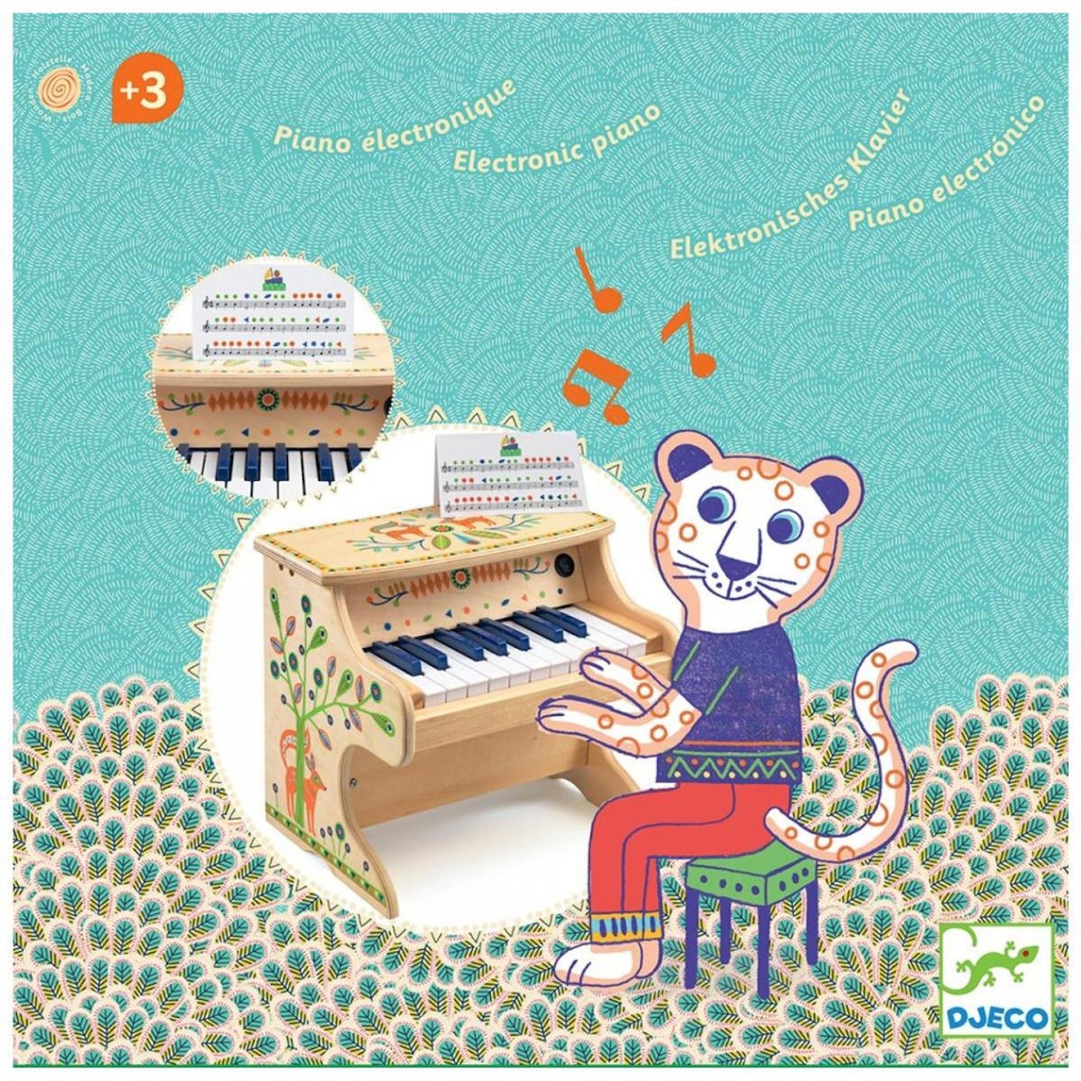 Djeco Piano electronique Animambo