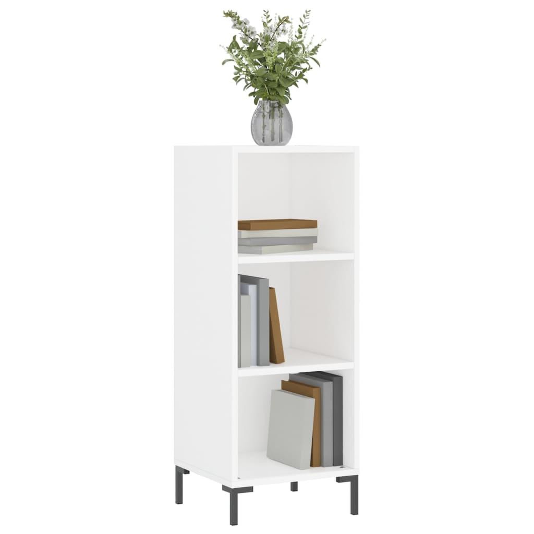 Voir la diapositive 3 : VIDAXL Buffet blanc 34,5x32,5x90 cm bois d'ingenierie