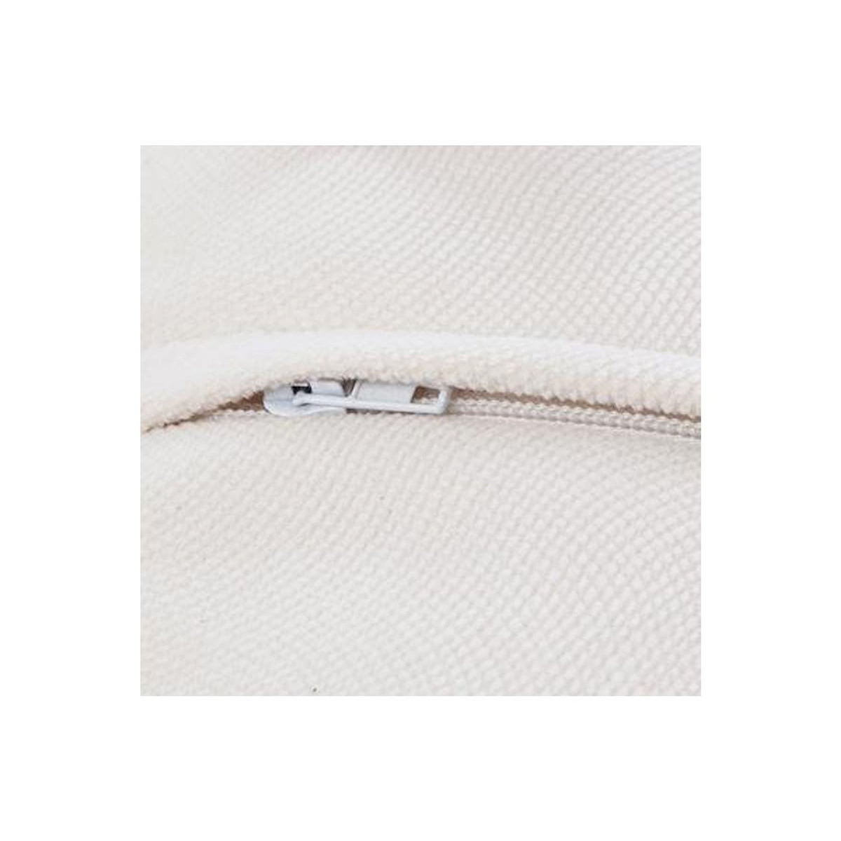ATMOSPHERA Coussin Déhoussable  Lilou  50x30cm Ivoire