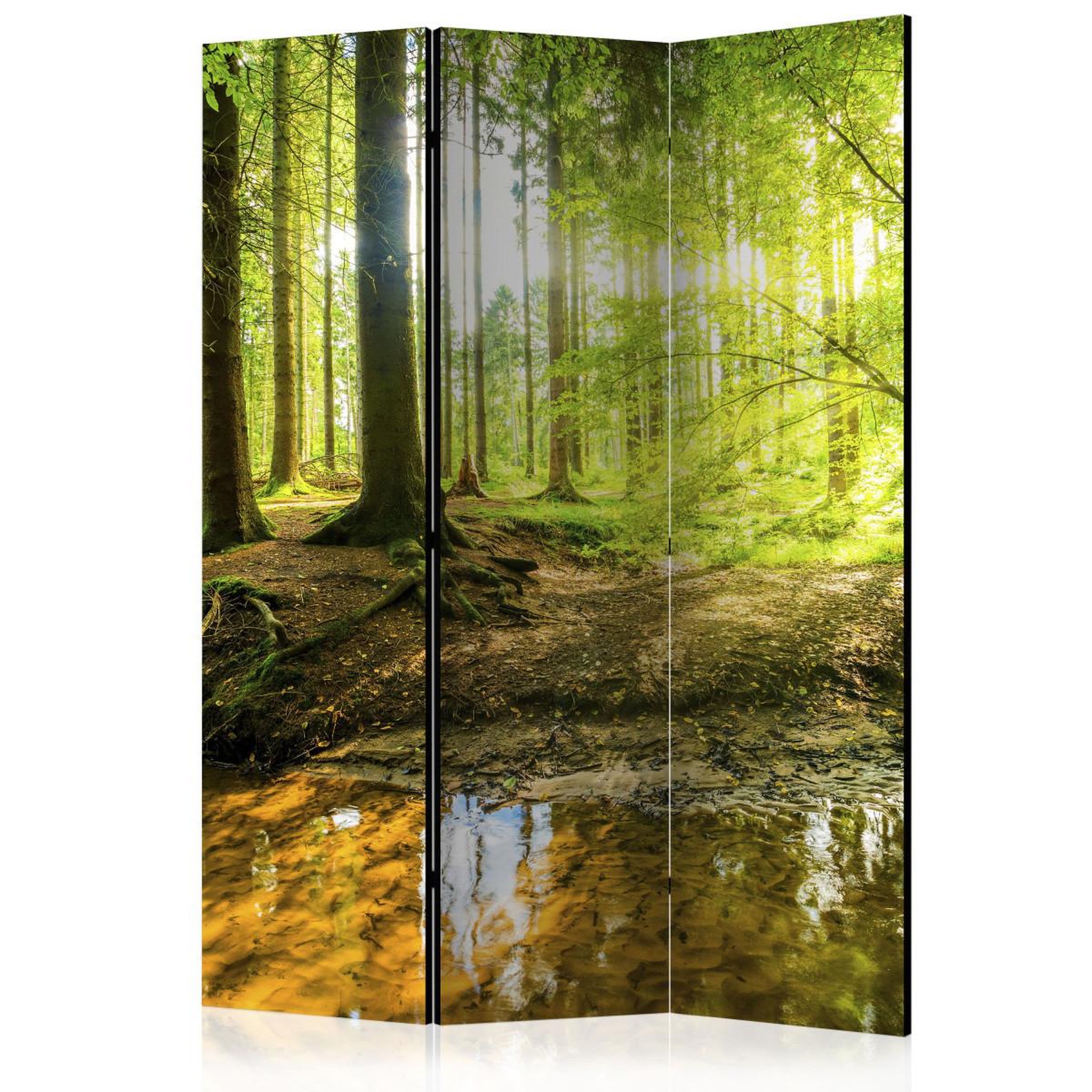 Paris Prix Paravent 3 volets  forest lake  135x172cm