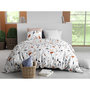 Voir la diapositive 1 : ATELIER DU COTON Parure Housse De Couette 100% Coton 57fils Flolia