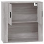 Voir la diapositive 4 : VIDAXL Armoire murale Sonoma gris 80x33x80 cm Bois d'ingenierie