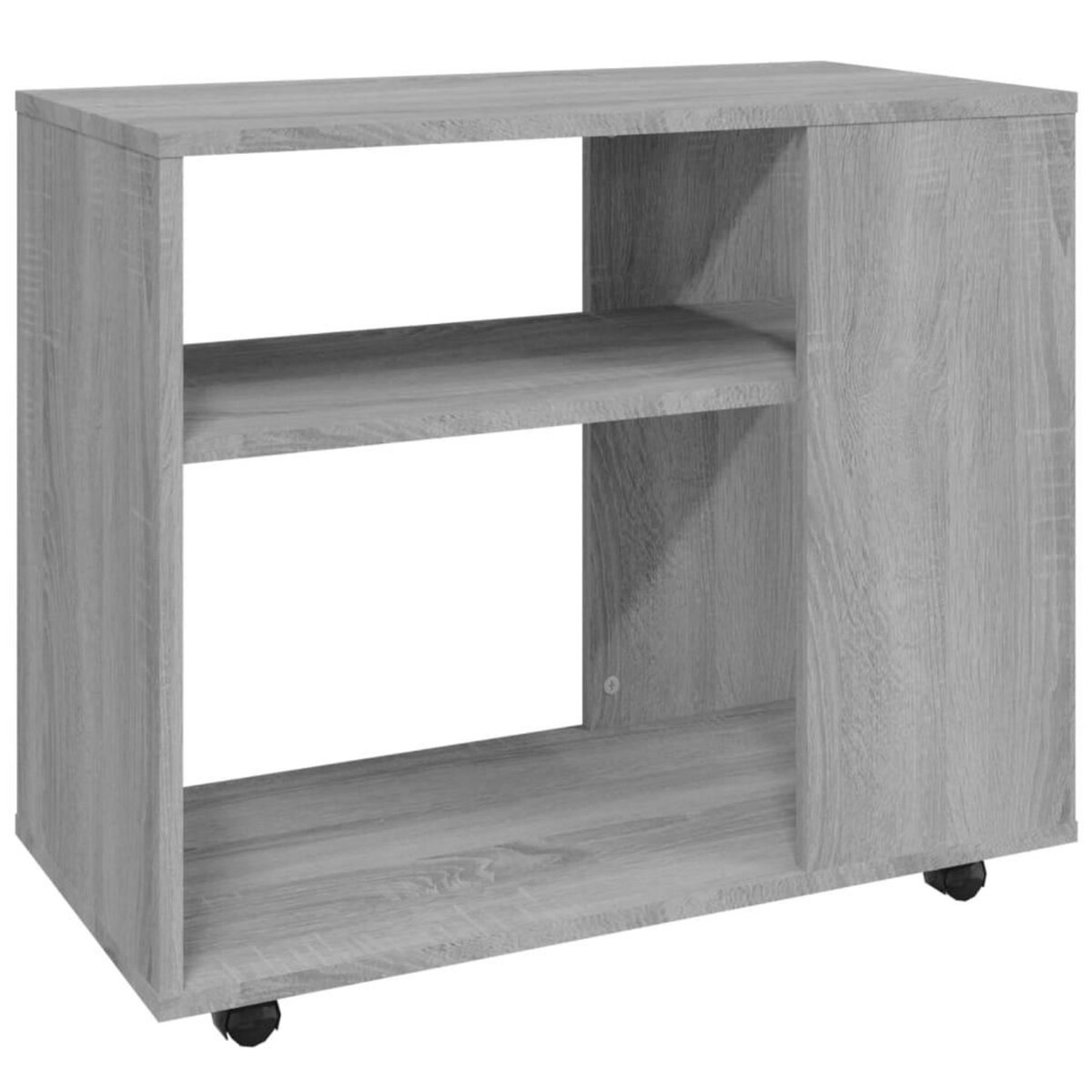 VIDAXL Table d'appoint Sonoma gris 70x35x55 cm Bois d'ingenierie