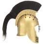 Voir la diapositive 3 : VIDAXL Casque de guerrier grec antique pour GN Laiton Acier