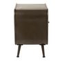 Voir la diapositive 4 : Paris Prix Table d'Appoint 1 Tiroir  Loca  60cm Naturel & Noir