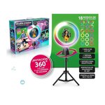 Canal Toys STUDIO CREATOR - Kit de création vidéo avec rotation 360° et anneau lumineux LED multicolore - INF 028 - Canal Toys