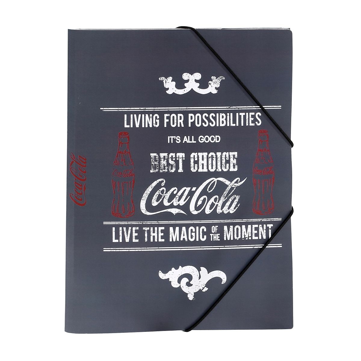 COCA-COLA Chemise A4 Coca Cola - fond Gris