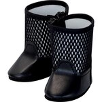 PETIT COLLIN Bottes noires pour poupée taille 39 à 48 cm