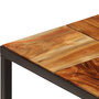 Voir la diapositive 5 : VIDAXL Table basse 110x60x40 cm Bois d'acacia solide et acier