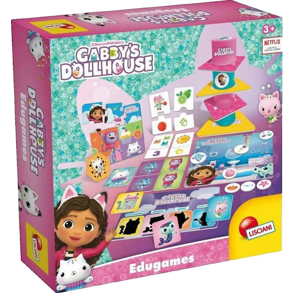 LISCIANI GIOCHI Jeu éducatif Lisciani Giochi Collection éducative Gabby Dollhouse rose