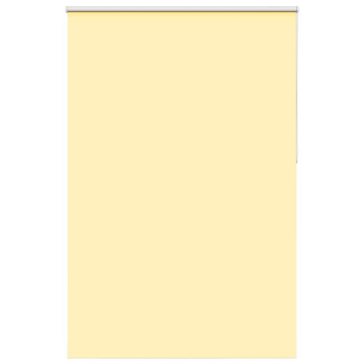 VIDAXL Store enrouleur occultant jaune largeur du tissu 151,6 cm