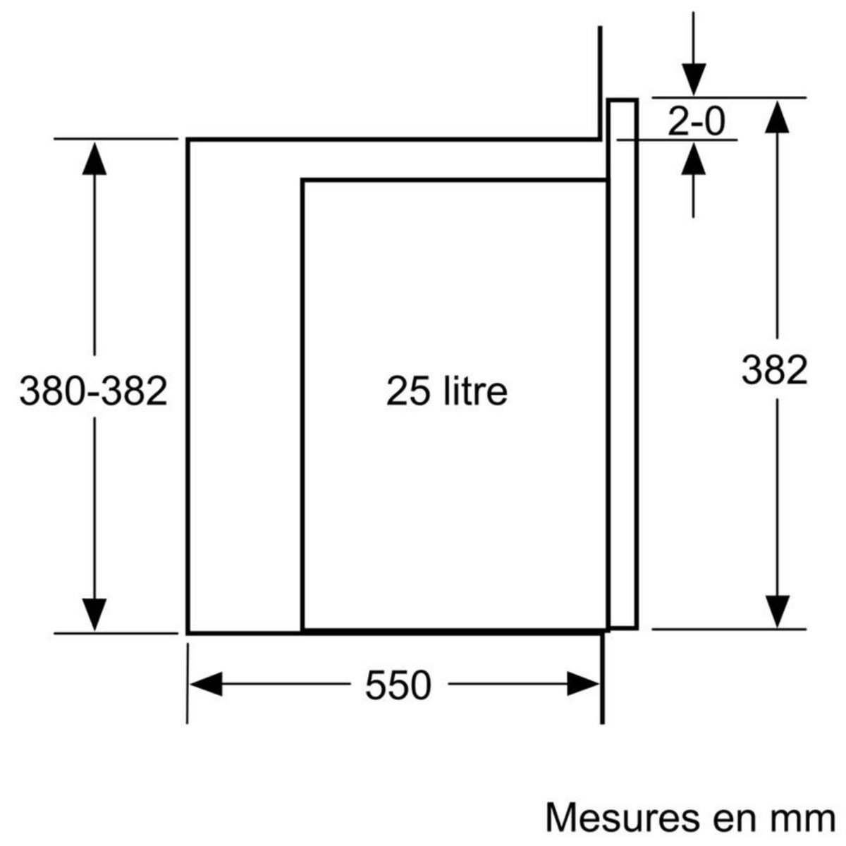 Neff Micro-ondes gril encastrable 25l 900w noir - hlagd53n0